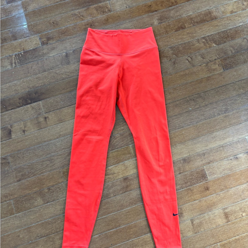 Nike Womens Red Leggings